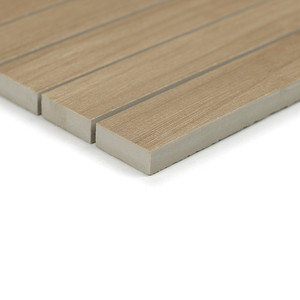 Carreaux de mosaïque en noyer et miel 30x44 cm rectifiés finition mate épaisseur 10 mm - Product Image 3