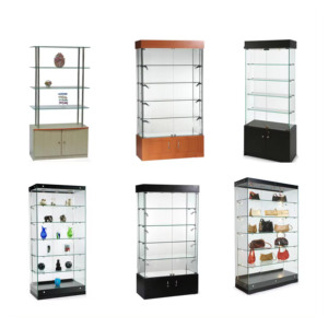 KEWAY, joyería moderna para teléfono móvil, reloj de lujo, soporte de exhibición, diseño de vidrio templado, vitrinas, cocina, vino, gabinetes para sala de estar - Product Image 1