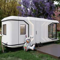 Capsule spatiale écologique, mini-maison préfabriquée, pod de glamping pour maison d'hôtes