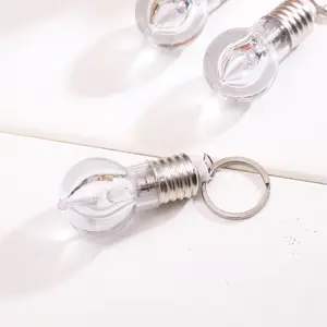 Yenilik LED ampul anahtarlıklar akrilik s ampul anahtarlık anahtarlık böyle bir serin anahtarlık erkekler veya kadınlar için