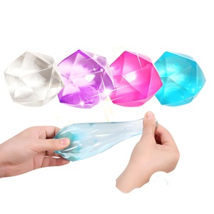 Hot Selling Square Diamond Maltose Squishy Muscle Power Ice Cube Venting Decompression Slow <b>Rebound</b> Toy - Product Image 4