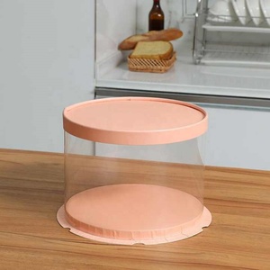 Wholesale Price Transparent Three-in-one Gift Packaging <b>Boxes</b> Cake Box - Product Image 2