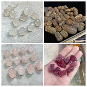 Vente en gros de pierres précieuses naturelles de diverses formes Pi Xiu, CABS & CUTTING, artisanat, gravure, bricolage, porte-clés, chaîne de téléphone - Product Image 6