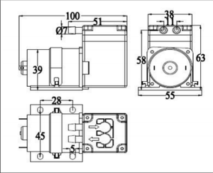 Xiaomi — pompe à eau à membrane pour Micro moteur, faible bruit, <span class=keywords><strong>20</strong></span>/25 <span class=keywords><strong>Kpa</strong></span>, cc, modèle HCKG, équipement de beauté - Product Image 6