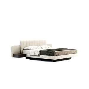 <span class=keywords><strong>Letto</strong></span> Matrimoniale King Size di Lusso Moderno in Legno Massello e Pelle, Set di Mobili Imbottiti per <span class=keywords><strong>Camera</strong></span> <span class=keywords><strong>da</strong></span> <span class=keywords><strong>Letto</strong></span> Principale, Ideale per Matrimoni - Product Image 6