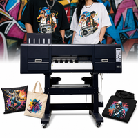 Mesin Cetak DTF Multifungsi Premium Otomatis Four Head DTF Printer XC604 600mm dengan Tinta Pigment