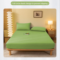 Protège-matelas en microfibre brossée douce, drap-housse hypoallergénique à l'aloès, plusieurs couleurs, approvisionnement en gros