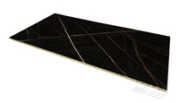 Panneau de plafond moderne en PVC ignifuge et durable, aspect marbre, revêtement mural en plastique, imperméable, insonorisant, WPC