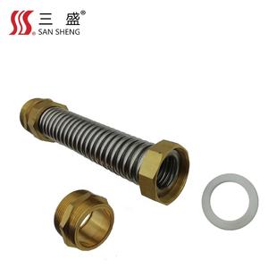 צינור מחבר גלי נירוסטה גלי נירוסטה גמיש צינור מתכת 9001 ISO מוסמך 1/2 '4' חוט + פלדה - Product Image 3