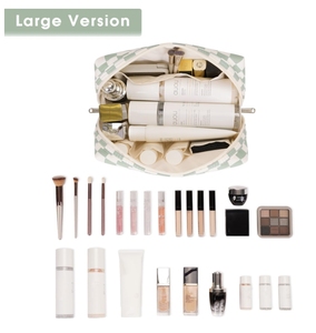 BSCI Factory Custom trucco da viaggio borsa cosmetica Organizer Make Up borse da toilette scomparti donne <span class=keywords><strong>ragazze</strong></span> - Product Image 2