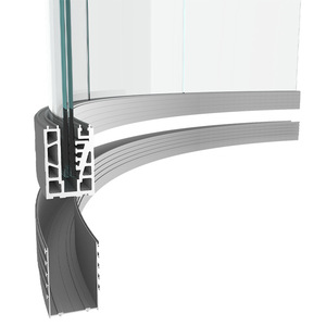 Fabricants chinois personnalisent les garde-corps en <span class=keywords><strong>verre</strong></span> sans cadre <span class=keywords><strong>pour</strong></span> balcon, garde-corps d'escalier en aluminium moderne et simple <span class=keywords><strong>pour</strong></span> l'intérieur - Product Image 2