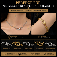 Fermoirs et connecteurs de bijoux en acier inoxydable de qualité supérieure pour colliers et bracelets – Fournisseur d'accessoires de luxe