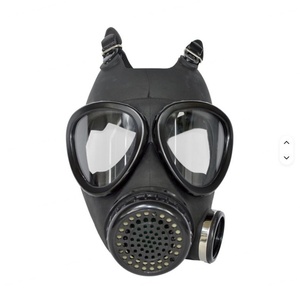 AmpsafeX JG06 Disposable Silicone Full <b>Face</b> Respirator Mask Catalyst Filter Chlorine Protection High Visibility Chemical Gas - Product Image 5