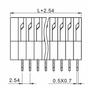 300V/2A Màu Xanh Lá Cây mùa xuân kẹp sân khoảng cách 2.54mmterminal khối screwless thiết kế dễ dàng cài đặt Din Rail khối thiết bị đầu cuối - Product Image 2