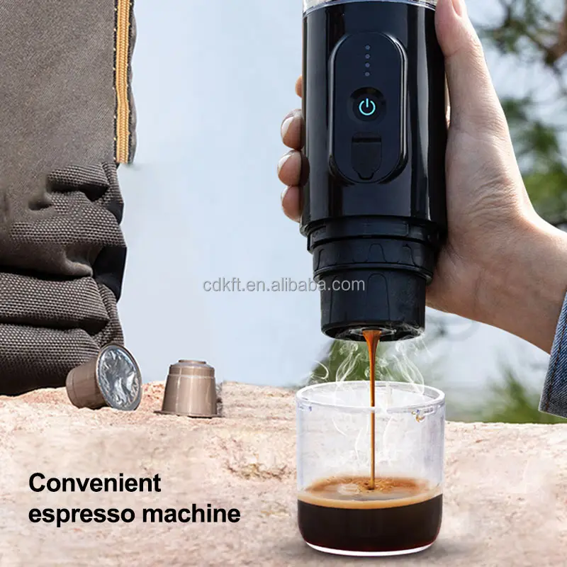 CP018-2 BESTER VERKAUF 15 Bar Kaffeemaschine Mini-Kafemaschine für Outdoor Camping USB-Kapselmaschine ABS tragbare Espressomaschine