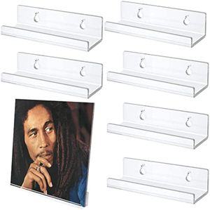 Étagère flottante en acrylique <span class=keywords><strong>pour</strong></span> albums, étagères en acrylique <span class=keywords><strong>pour</strong></span> <span class=keywords><strong>disques</strong></span> <span class=keywords><strong>vinyles</strong></span>, CD, DVD, support de rangement, support d'affichage <span class=keywords><strong>pour</strong></span> albums en acrylique - Product Image 1