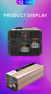 MJOO Onde sinusoïdale pure <span class=keywords><strong>12v</strong></span> 24V à <span class=keywords><strong>220v</strong></span> Onduleur 3 étages <span class=keywords><strong>Chargeur</strong></span> de batterie 3000w Dc Ac Voiture <span class=keywords><strong>Camping</strong></span>-<span class=keywords><strong>car</strong></span> RV Camper Van Onduleur - Product Image 3