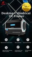 Printer Inkjet UV 360 Derajat Kecepatan Tinggi Otomatis Penuh Portabel KAIOU untuk Botol/Kaleng/Thermos Silinder Aluminium/Kaca