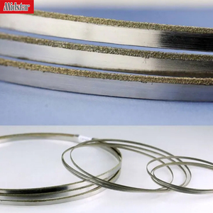Lame de scie à ruban de qualité industrielle Midstar, soudée au laser, OEM, pour la coupe de pierre <span class=keywords><strong>souple</strong></span> et de mousse, avec dents à pointe diamantée - Product Image 2