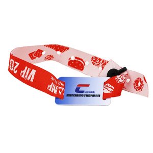 Contrôle d'accès Ticket Cloth Nfc Wrist Band Rfid Fabric Event Wristbands Festival Wristband - Product Image 4