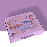 Luxury Handle Gift Box Paperboard for Personalized Present and Surprise Packaging Paper Boxes