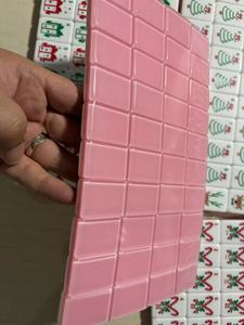 Juego de Mahjong Americano Navideño Rosa Moderno con Fichas con Temática Navideña para Fiestas - Product Image 4