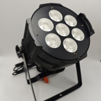 Lumière de scène LED COB 7x50W DMX512 W/WW/RGB/RGBW pour discothèque, fête, club, théâtre