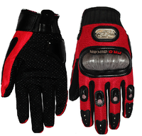 Gants de moto tout-terrain populaires en gros, respirants, pour sports de plein air, à doigts complets, coupe-vent, antidérapants, compatibles écran tactile