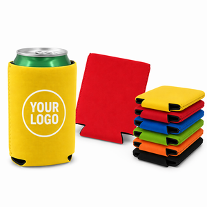 Porte-canette isotherme en néoprène personnalisé pour Noël, 330 ml, pour bière et boissons, avec logo personnalisé par sublimation, pour fêtes et événements, vente en gros - Product Image 1