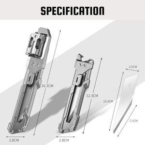 Outil rotatif multi-embouts en titane pour EDC |   Lame multi-outils TC4 avec 6 embouts magnétiques, équipement de plein air, modèle unisexe 0040 - Product Image 3