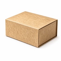 Boîte cadeau pliable en papier kraft avec logo personnalisé, emballage écologique pour thé, savon artisanal, acheteurs en gros