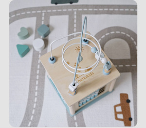 <span class=keywords><strong>Cubo</strong></span> de <span class=keywords><strong>Actividades</strong></span> de <span class=keywords><strong>Madera</strong></span> Nunukids, Aprendizaje Montessori, Sensorial para Bebés, Interactivo, Regalo de Cumpleaños, Juguetes para Bebés - Product Image 3