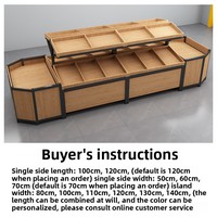 Rak Display Buah Komersial Rak Sayuran Bergerak Desain Multi-Tingkat Kreatif untuk Supermarket dan Toko Buah