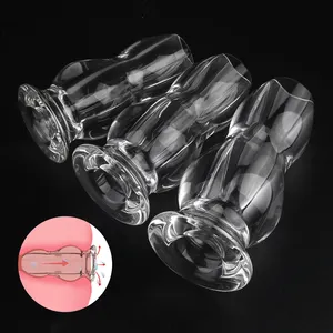 Plug anal endoscópico de acrílico S-HANDE original, plug anal de bunda grande, brinquedos para homens, brinquedos sexuais de anal para mulheres