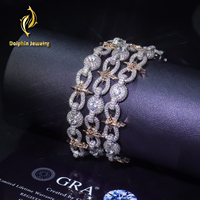 Pendentif Moissanite Personnalisé avec Chaîne Accent Étoile Polaire, Design Glacé Premium, Bijoux Hip Hop Personnalisés pour Fêtes