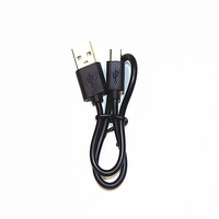Câble de charge rapide USB 2.0 Micro-USB style rétro 5V 2A avec blindage en PVC tressé pour batterie externe, imprimante et ordinateur