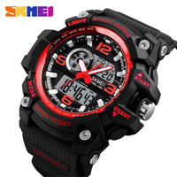 New Skmei 1283 Dual Time Relojes Hombre Waterproof Jam Tangan Sports Digital Wrist Watches