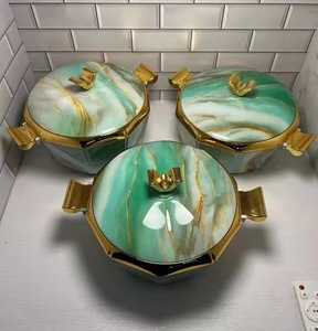 Thực phẩm lưu trữ Container 3 cái Set ABS + thép không gỉ sang trọng thịt hầm cookwares tự chọn thực phẩm ấm hơn Bộ - Product Image 5