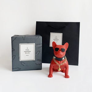 Bulldog Dog hình mini Loa vui Puppy búp bê âm nhạc loa không dây dễ thương đồ chơi động vật Loa - Product Image 3