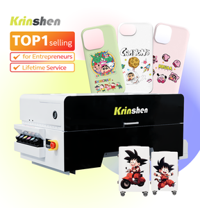 Krinshen Uv Dtf Imprimante Usine Vente Directe Nouveau Rouleau à Rouleau Impresora Uv Dtf Machine pour coque de téléphone Bouteille Verre Métal Autocollant - Product Image 1