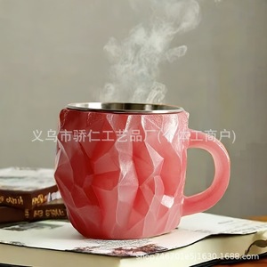 Tazas de café de cristal mineral de imitación, estilo explosión transfronteriza, de resina, para regalo - Product Image 3