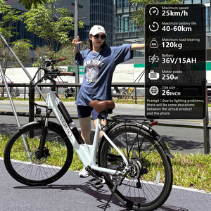 Vélo électrique de ville pour adultes CS20 avec moteur sans balais, batterie au lithium, entrepôt européen, vélo électrique pliable de 27,5 pouces - Product Image 1