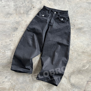 Conjunto de Chaqueta y Pantalones Vaqueros Vintage OEM <span class=keywords><strong>para</strong></span> <span class=keywords><strong>Hombre</strong></span>, Estilo <span class=keywords><strong>Bombero</strong></span>, Oversize, Ropa de Trabajo de Carpintero, con Botones - Product Image 5