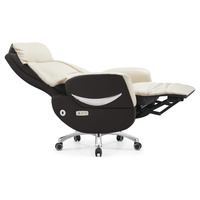 Chaise de bureau de luxe en cuir de haute qualité, manuelle, confortable pour la pause déjeuner, pour PDG/Directeur, design moderne pour usage professionnel