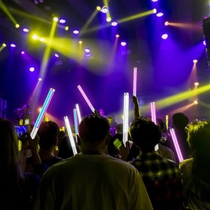 Hình dạng tùy chỉnh giáng sinh Đảng LED nhấp nháy ánh sáng Glow stickled cổ vũ lên gậy - Product Image 1