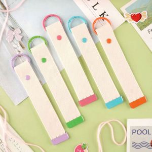 Sales Promotion Korea Personalized Cloth Iron on Patch Kids Diy Metal Cute Candy Color Canvas <b>Name</b> Tag Strap Ice Cream Keychain - Product Image 2