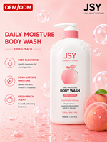 Gel Douche Hydratant et Nettoyant Doux à la Pêche Fraîche 1000ml, Parfum Longue Durée, Marque Privée OEM ODM