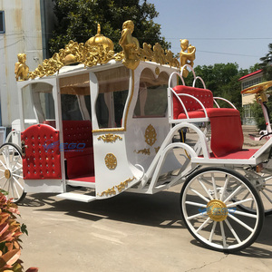 Nouvelle Magnifique et Somptueuse Calèche Royale de Visite des Monuments, Calèche de Mariage Cendrillon, Calèche Royale de Transport Spécial - Product Image 5