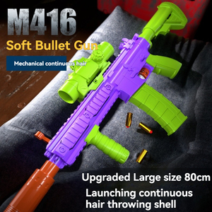 M416 per pistola <span class=keywords><strong>giocattolo</strong></span> semi-automatico da <span class=keywords><strong>cecchino</strong></span> con proiettili morbidi perfetto gioco all'aperto per i ragazzi - Product Image 3