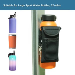 Sac magnétique pour bouteille d'eau avec grand support de poche pour téléphone, attachez-le à l'équipement de gymnastique, accessoires essentiels pour la salle de sport - Product Image 5
